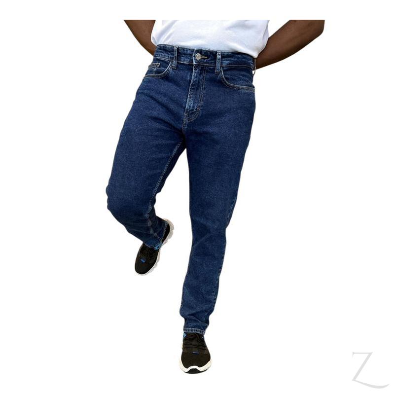 Buy-Men's Super Strong Slightly Stretchy Straight Leg Denim Jeans | Plain | "Zia" - B Grade-Online-in South Africa-on Zalemart