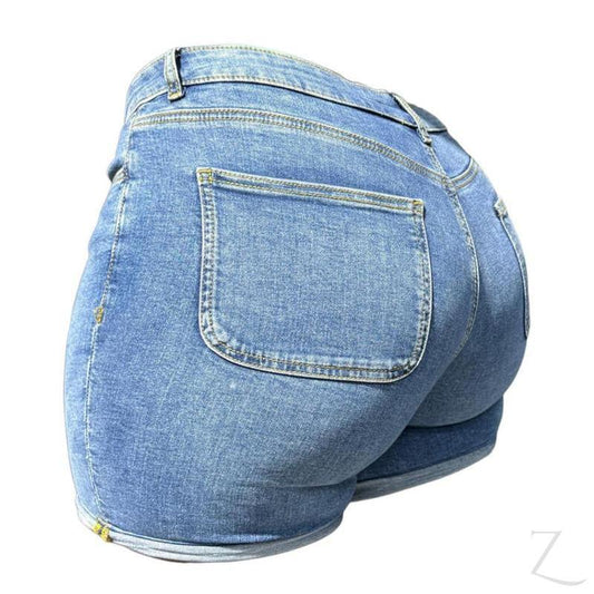 Ladies Super Strong Stretchy Denim Shorts | "Zana"