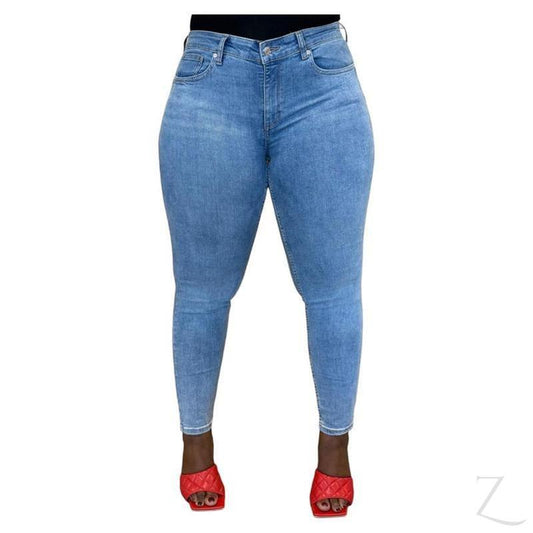 Ladies Super Stretchy Super Strong Skinny Push Up Denim Jeans | Plain | "Sithelo" - A Grade