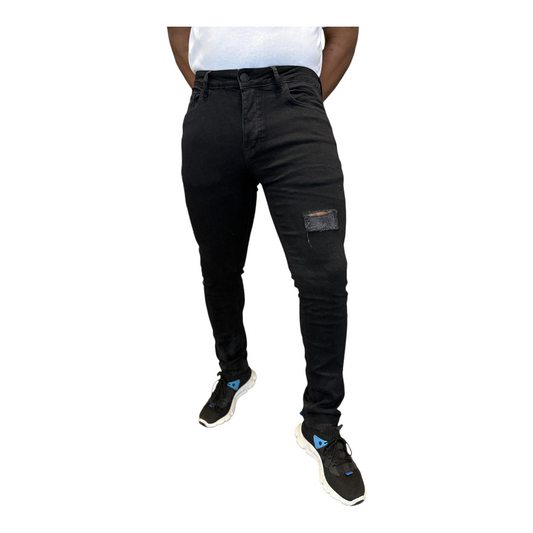 Men's Stretchy Strong Skinny Denim Jeans | Ripped | "Wow" - A Grade