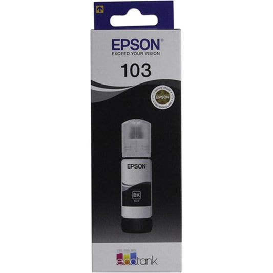 Epson Ink Bottle Black 65ml EcoTank L5190 / L3111 / L1110 / L3150 / L3110 Epson 4500 pages