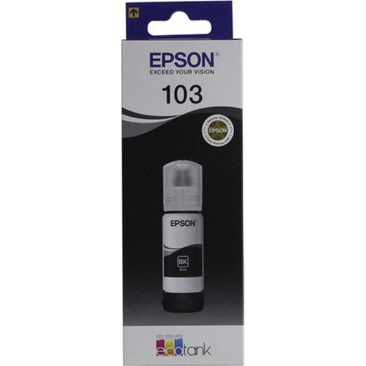 Epson Ink Bottle Black 65ml EcoTank L5190 / L3111 / L1110 / L3150 / L3110 Epson 4500 pages