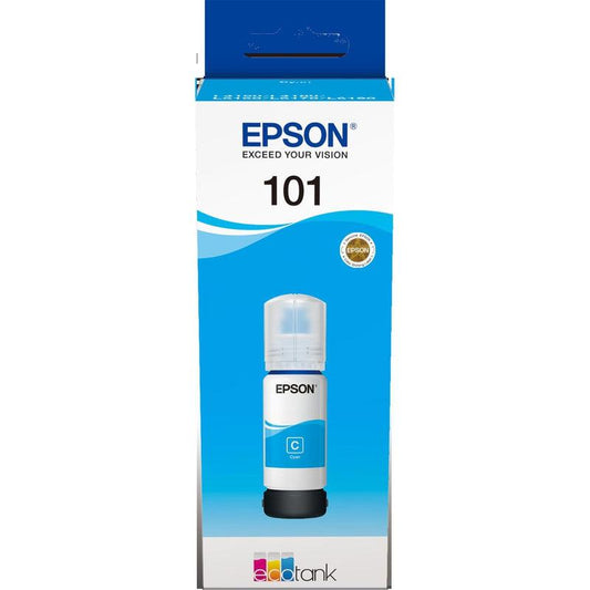 Epson 101 EcoTank Bottle Cyan Printer Ink