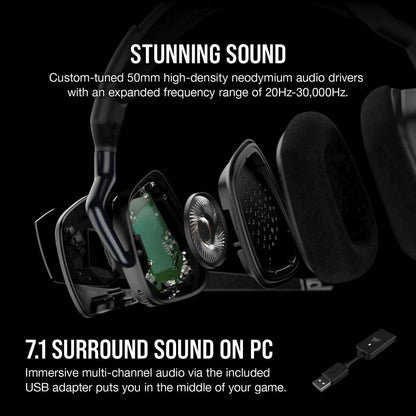 Corsair VOID Elite Surround Premium Gaming Headset with Dolby® Headphone 7.1 — Carbon