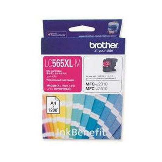 Brother High Yield Magenta Cartridge for MFCJ3520/ MFCJ3720 | LC565XL-M