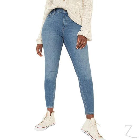 Buy-Ladies High Rise Super Skinny Super Strong Stretchy Denim Jeans | Plain | "Samina"-A Grade-Online-in South Africa-on Zalemart