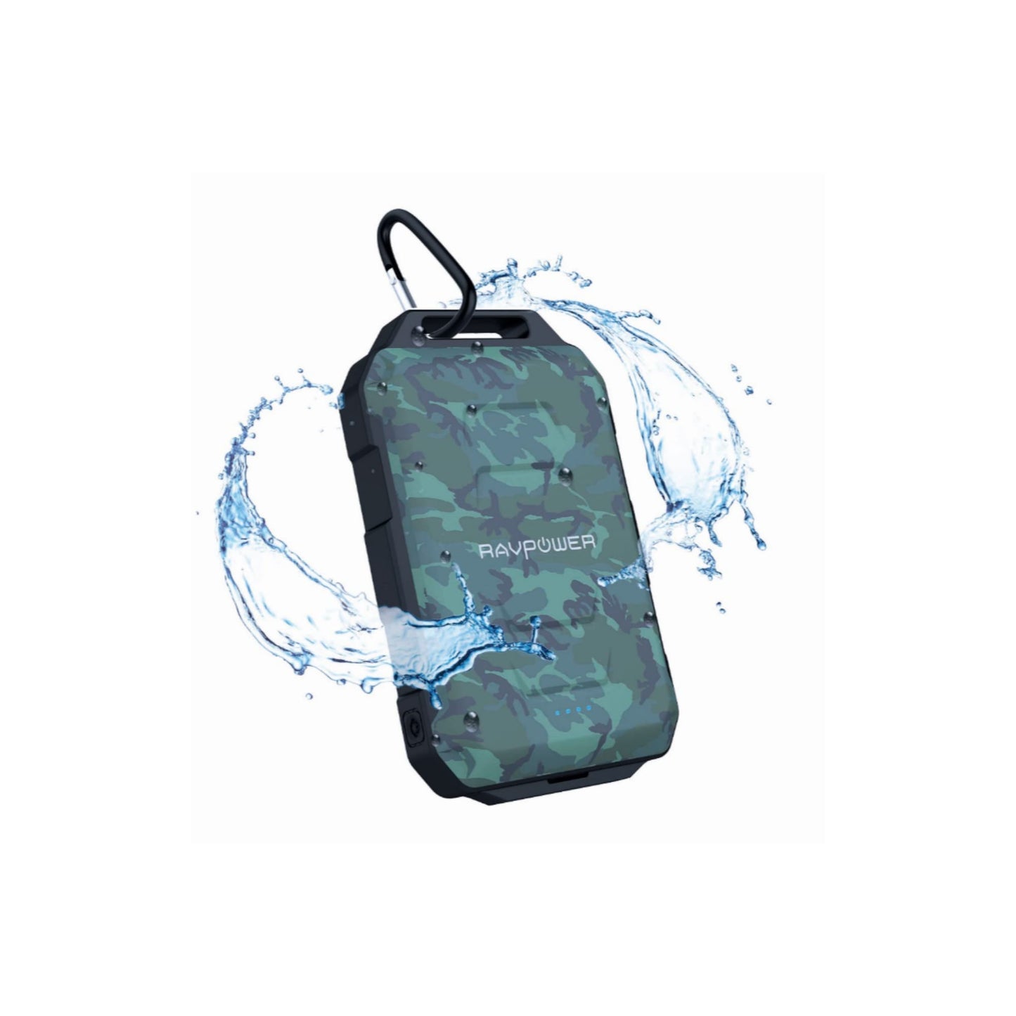 RAVPOWER 10050mAh 2x USB | IP66 | Waterproof Power Bank - Camouflage