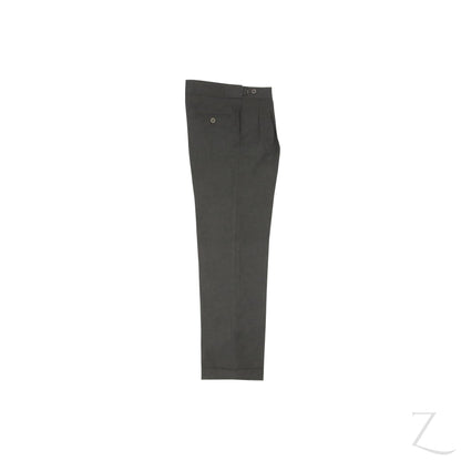 Extension Waistband Trouser - Grey