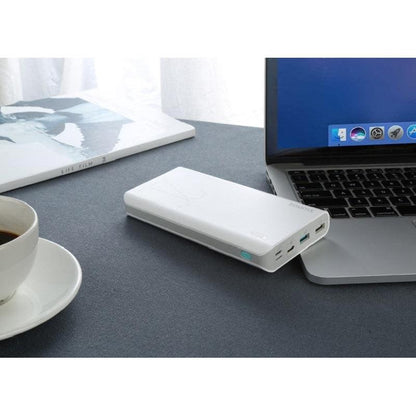 Buy-Romoss Sense6+ 20000mAh QC Type-C Power Bank - White-Online-in South Africa-on Zalemart