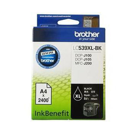 Brother High Yield Black Cartridge for DCPJ105/ MFCJ200 - LC539XLBK